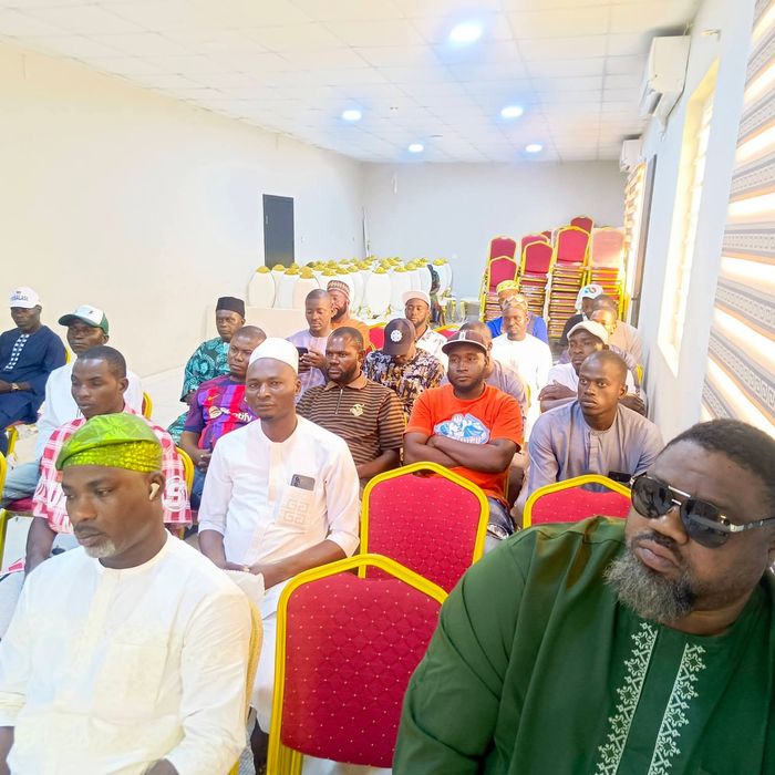 HON. OLOWA STEPS UP SECURITY MEASURES; MEETS WITH TRICYCLE, MOTORCYCLE, AND NURTW UNIT CHAIRMEN IN IBEJU-LEKKI