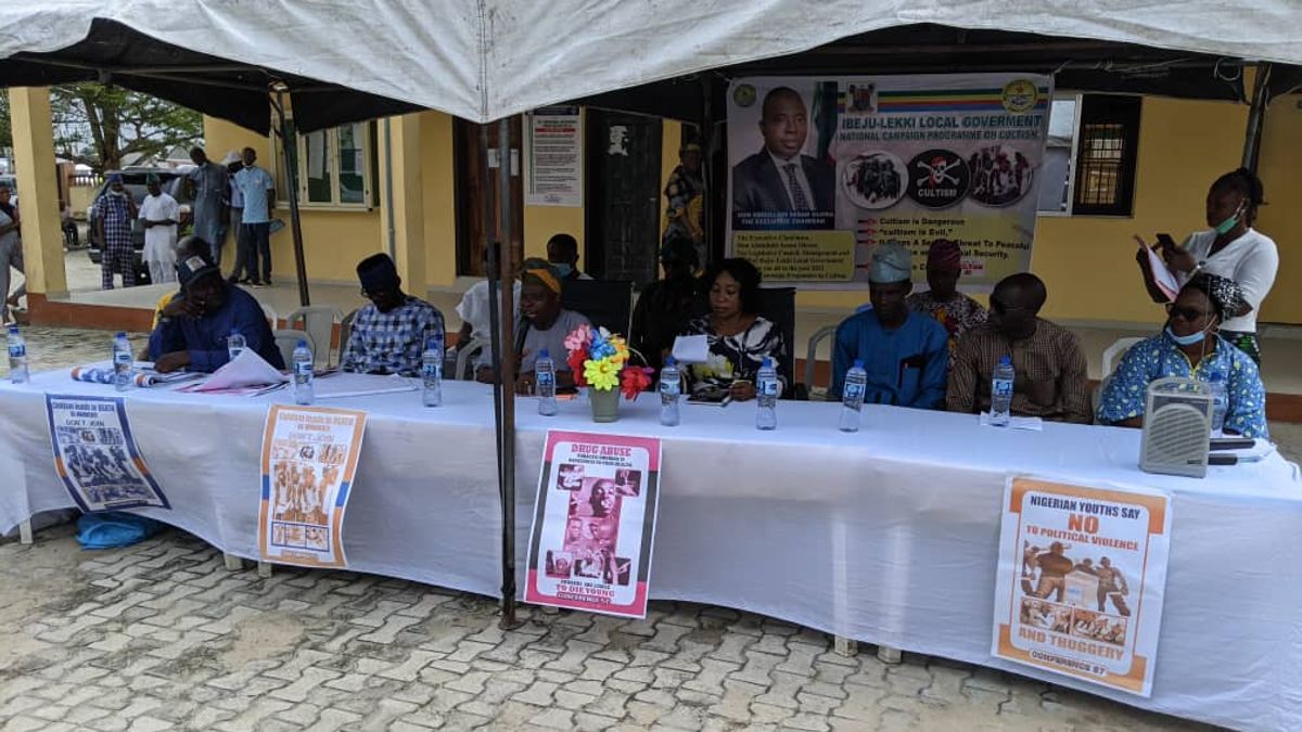 IBEJU-LEKKI LG. SENSITISES STUDENTS ON CULTISM AND DRUG ABUSE