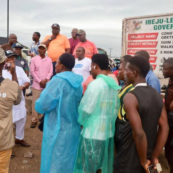 HON. OLOWA INSPECTS ONGOING AND PROPOSED INFRASTRUCTURAL PROJECTS ACROSS IBEJU-LEKKI