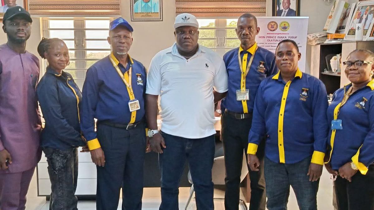 LASU DIRECTORATE OF ADVANCEMENT PAYS COURTESY CALL TO HON. OLOWA