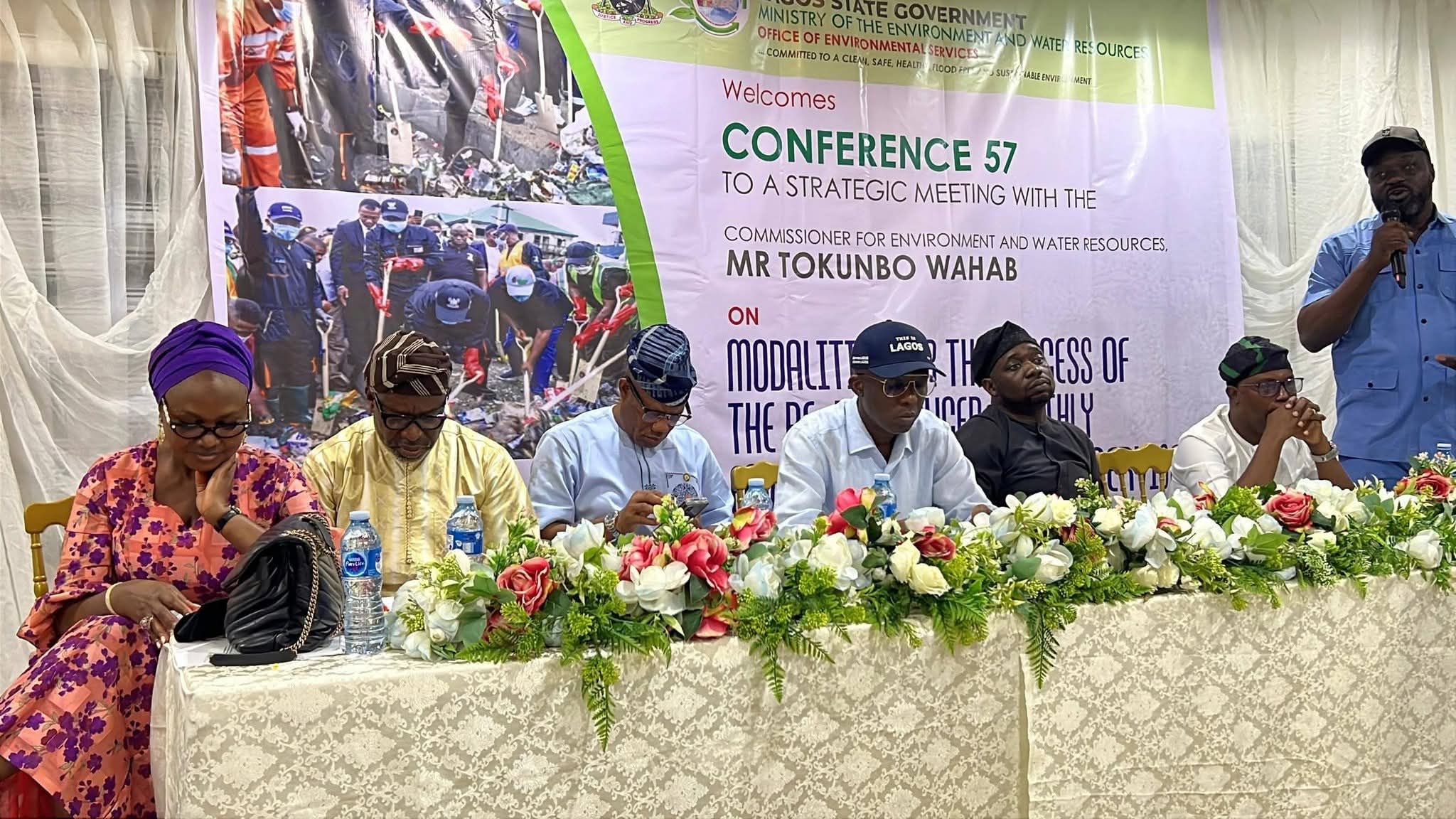 MONTHLY ENVIRONMENTAL EXERCISE CONFERENCE 57 CHAIRMAN ADVOCATES PUBLIC SENSITIZATION, STAKEHOLDERS ENGAGEMENT