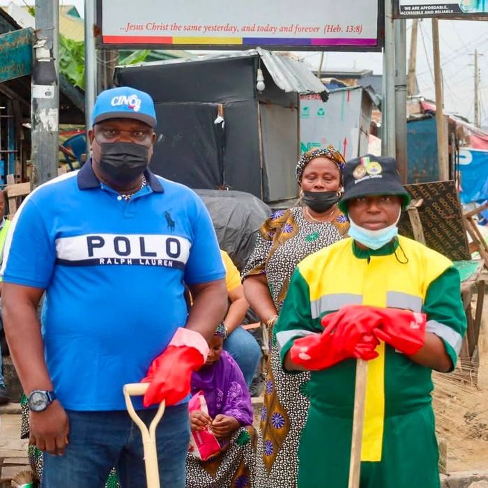IBEJU-LEKKI MAKES A STATEMENT FOR CLEANER LAGOS AS FIRST LADY, DR. IBIJOKE SANWOOLU, MRS OLUREMI HAMZAT, TOKUN