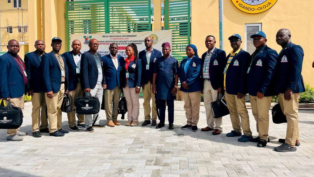 IBEJU-LEKKI LG RECEIVES NATIONAL INSTITUTE OF SECURITY STUDIES (NISS) ABUJA