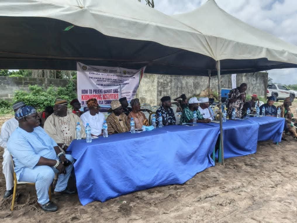 EYIN OSA SECURITY STAKEHOLDERS' SUMMIT: STAKEHOLDERS UNITE TO STRENGTHEN COMMUNITY SECURITY
