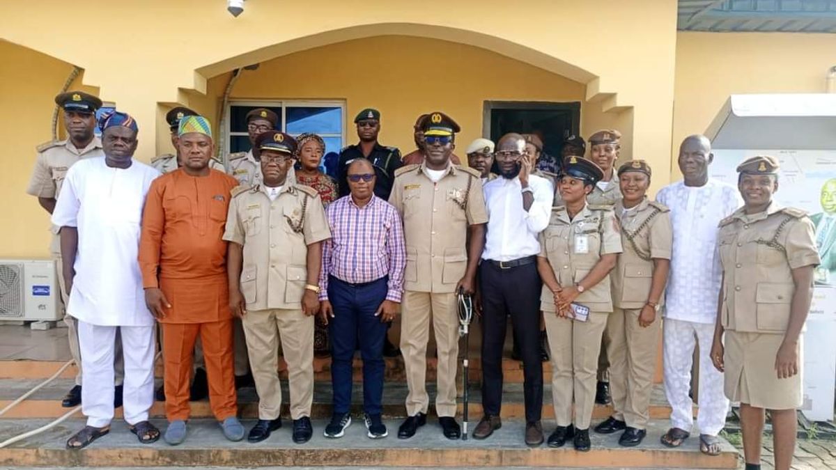 NIGERIA IMMIGRATION SERVICE (NIS) LAGOS STATE COMMAND PAYS COURTESY VISIT TO IBEJU LEKKI COUNCIL CHAIRMAN, CALLS FOR SENSITIZATION OF CITIZENS