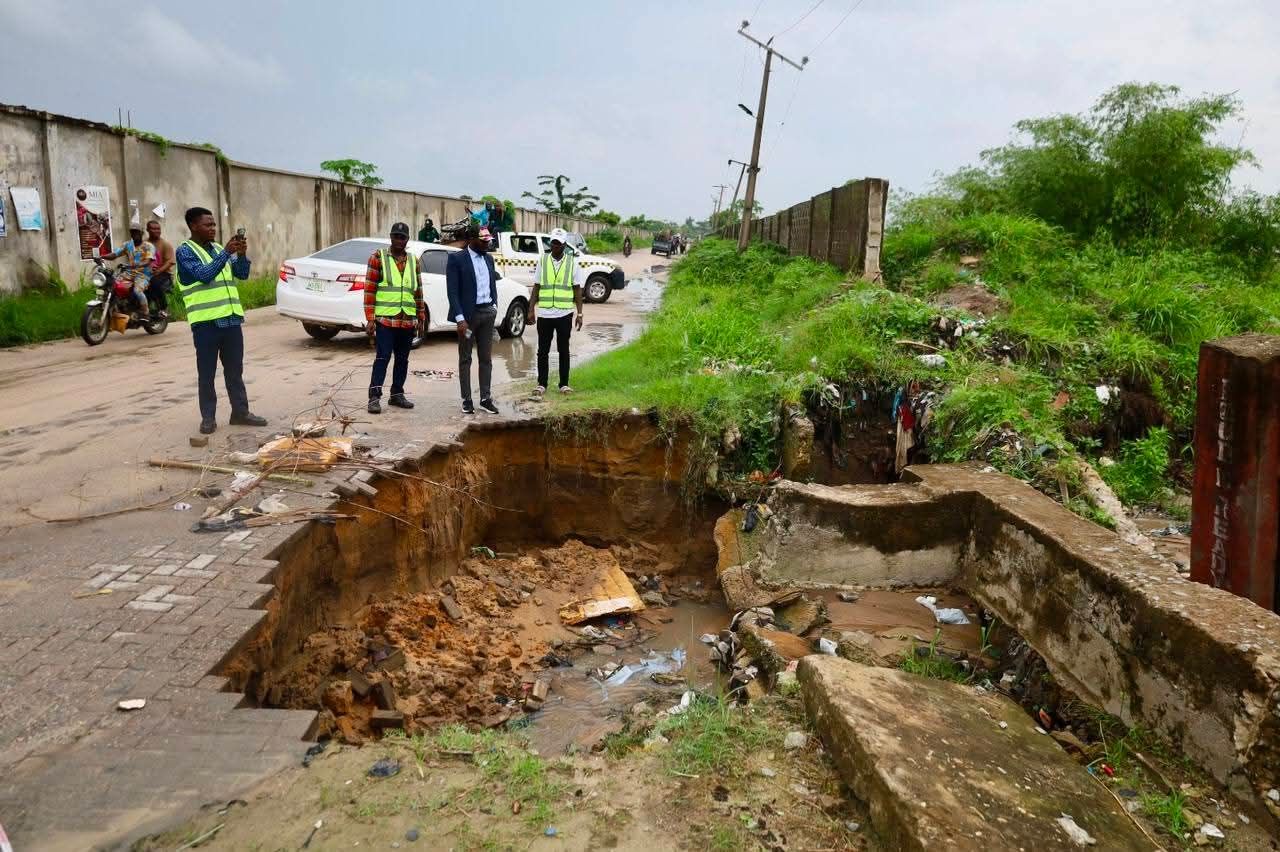 UPDATE ON THE AFFECTED SECTION OF OLOGUNFE-CONTAINER ROAD