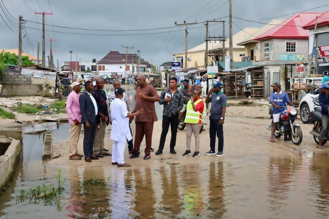 HON. OLOWA INSPECTS ONGOING AND PROPOSED INFRASTRUCTURAL PROJECTS ACROSS IBEJU-LEKKI