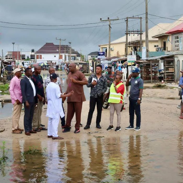 HON. OLOWA INSPECTS ONGOING AND PROPOSED INFRASTRUCTURAL PROJECTS ACROSS IBEJU-LEKKI