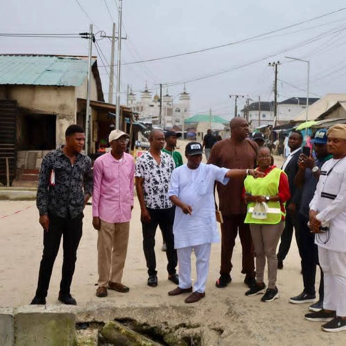 HON. OLOWA INSPECTS ONGOING AND PROPOSED INFRASTRUCTURAL PROJECTS ACROSS IBEJU-LEKKI