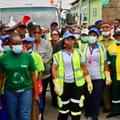 IBEJU-LEKKI MAKES A STATEMENT FOR CLEANER LAGOS AS FIRST LADY, DR. IBIJOKE SANWOOLU, MRS OLUREMI HAMZAT, TOKUN