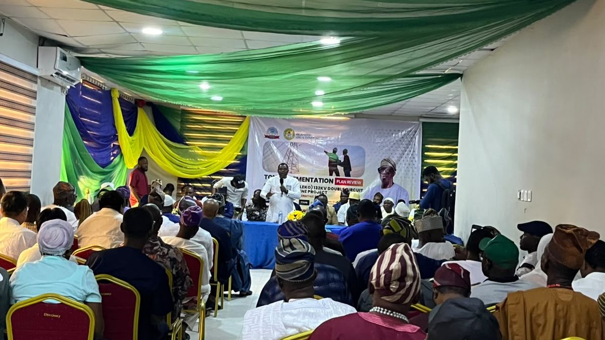 IBEJU-LEKKI LG HOLDS STAKEHOLDER MEETING WITH TCN ON TRANSMISSION LINE PROJECT IMAGE