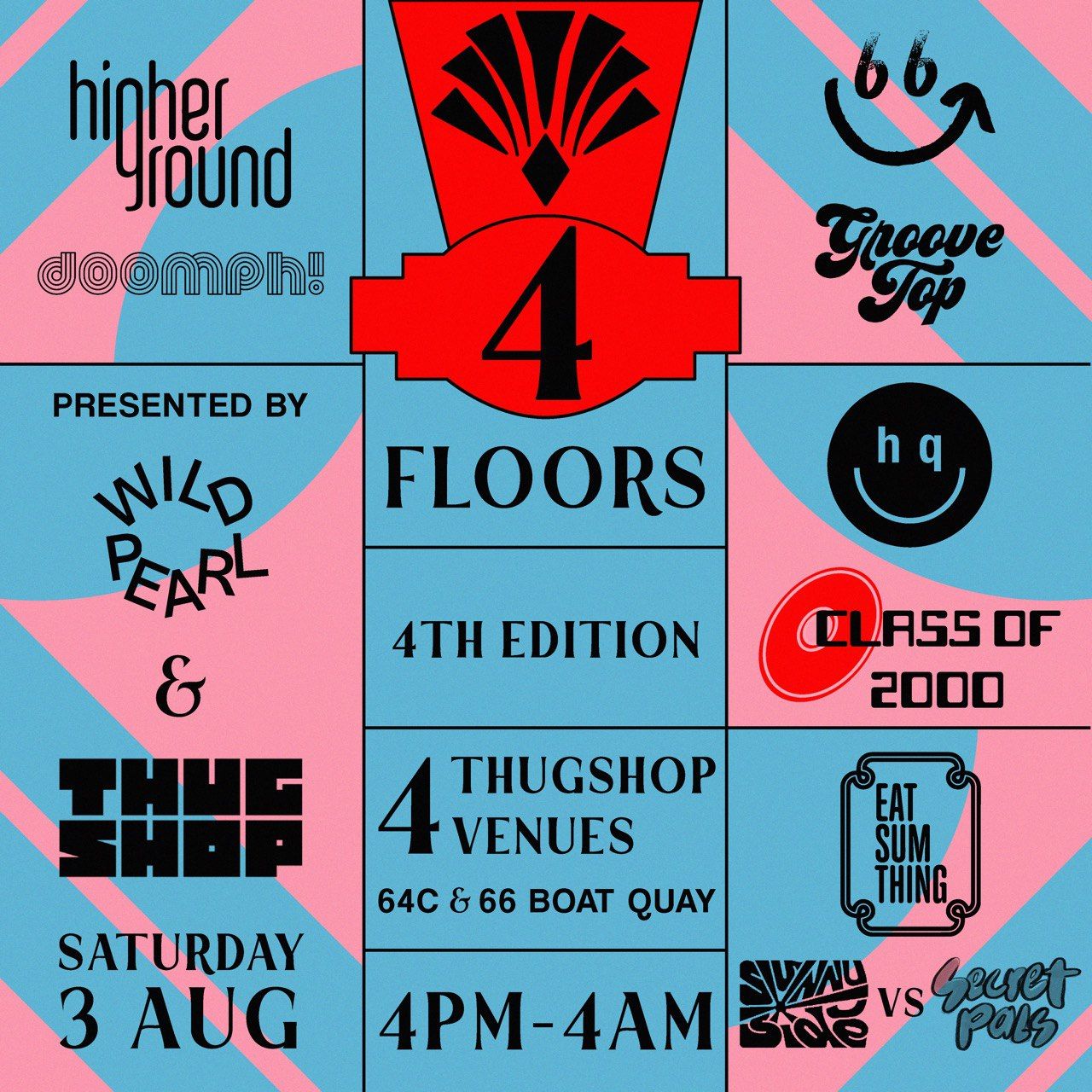 4 FLOORS (EAT SUM THING)