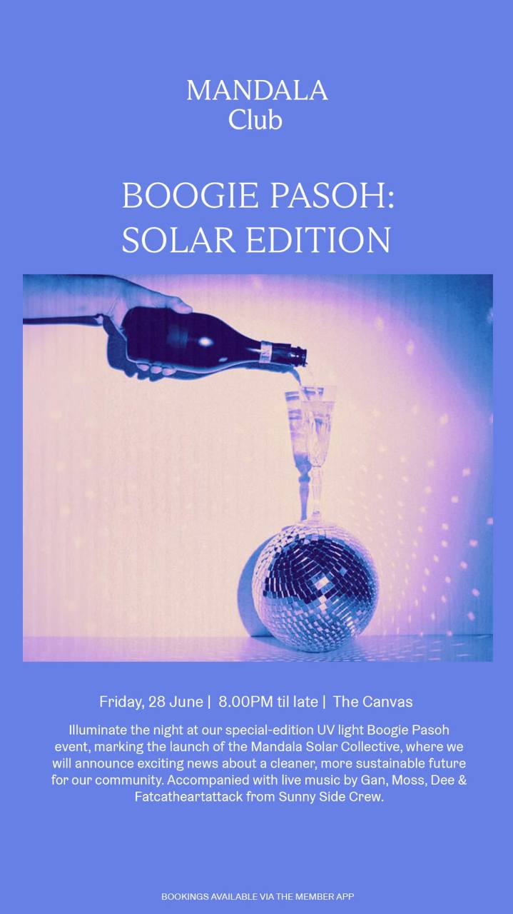 BOOGIE PASOH: SOLAR EDITION (MANDALA CLUB)