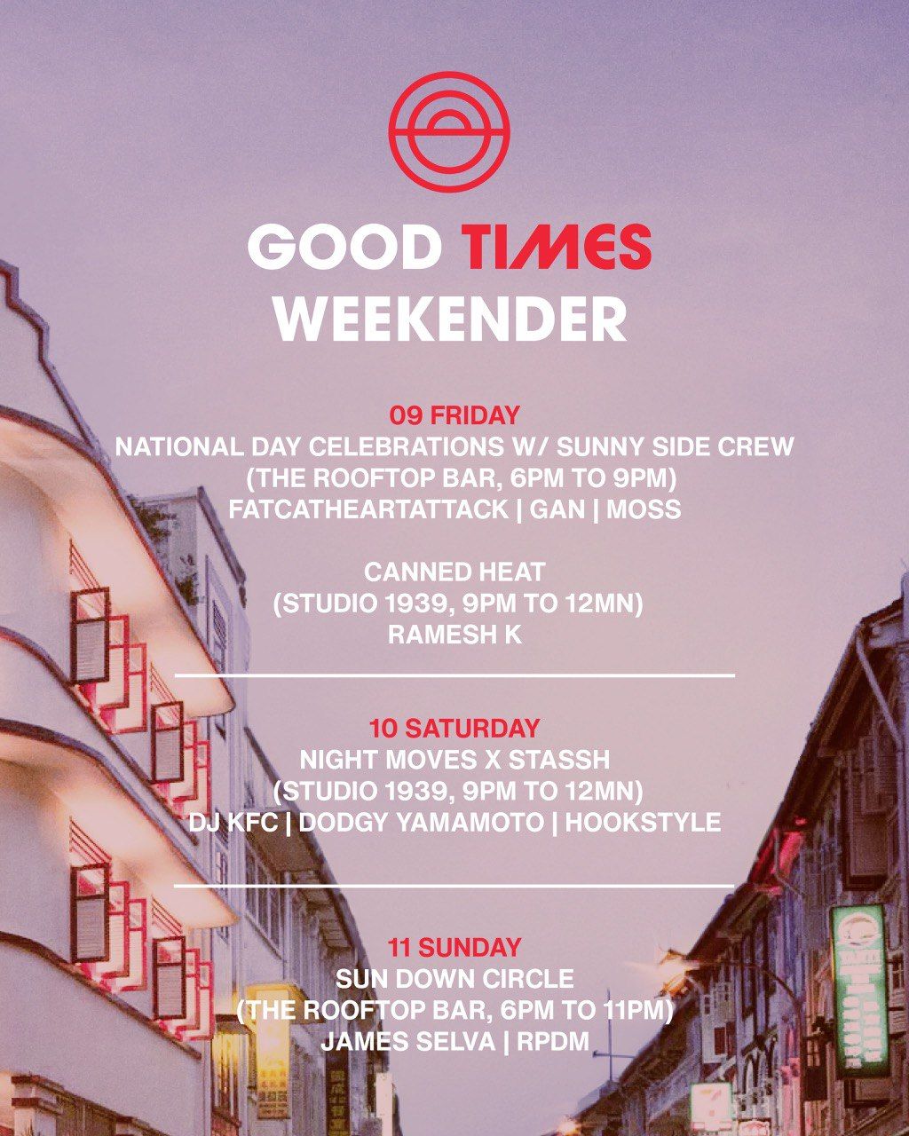 GOOD TIMES WEEKENDER (POTATO HEAD)