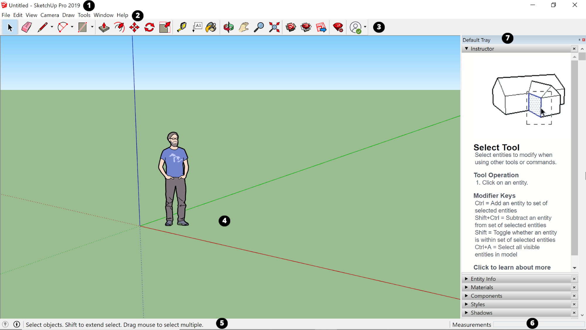 Interface do SketchUp