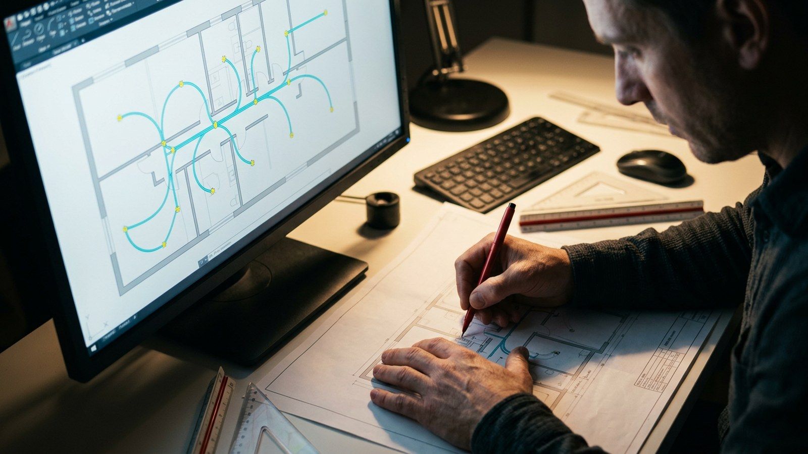 Como Fazer Planta Eletrica no AutoCAD