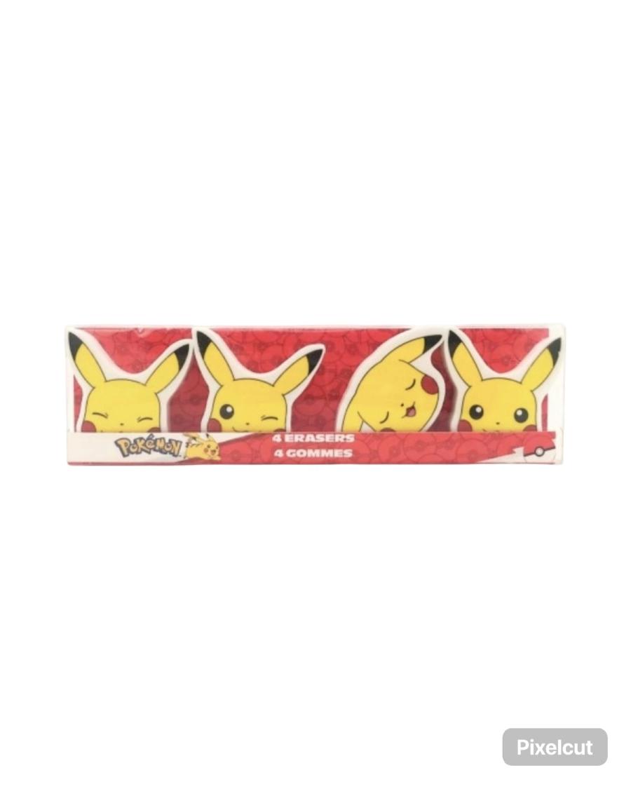 Pokemon 4 gummen op Blisterkaart