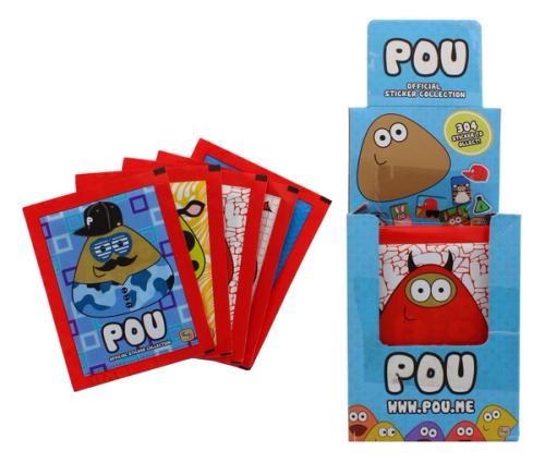 50PK POU-STICKERS  DISPLAY BOX