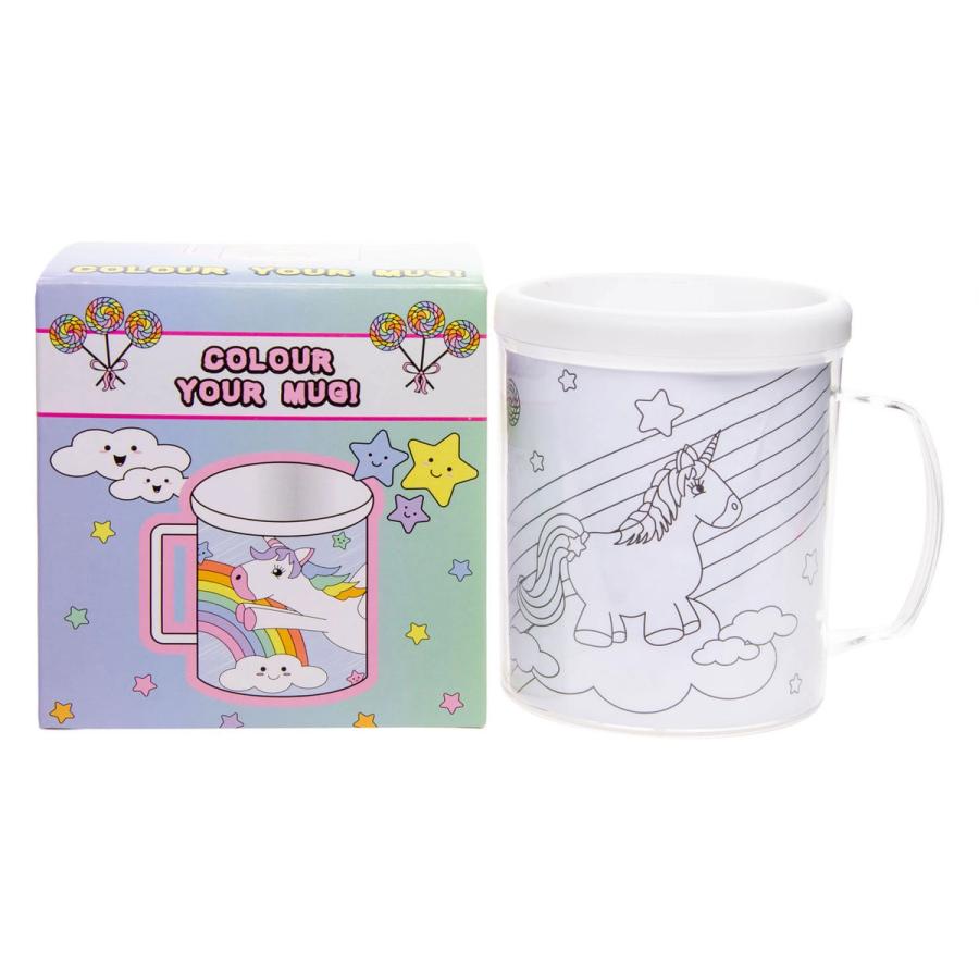 Kleur je eigen beker Eenhoorn 250ml
