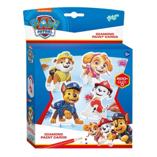 PAW PATROL DIAMOND PAINTING, 4PCS