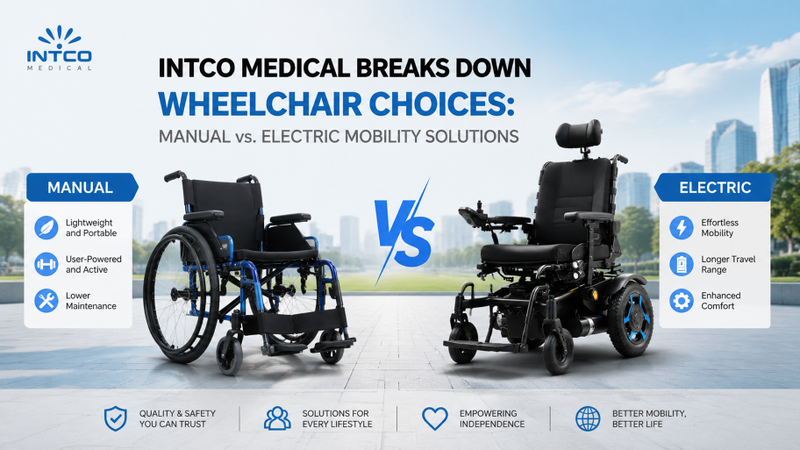 INTCO Medical erklärt Rollstuhloptionen: manuelle vs. elektrische Mobilitätslösungen