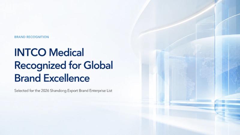 INTCO Medical als Shandong Export Brand Enterprise 2026 ausgezeichnet