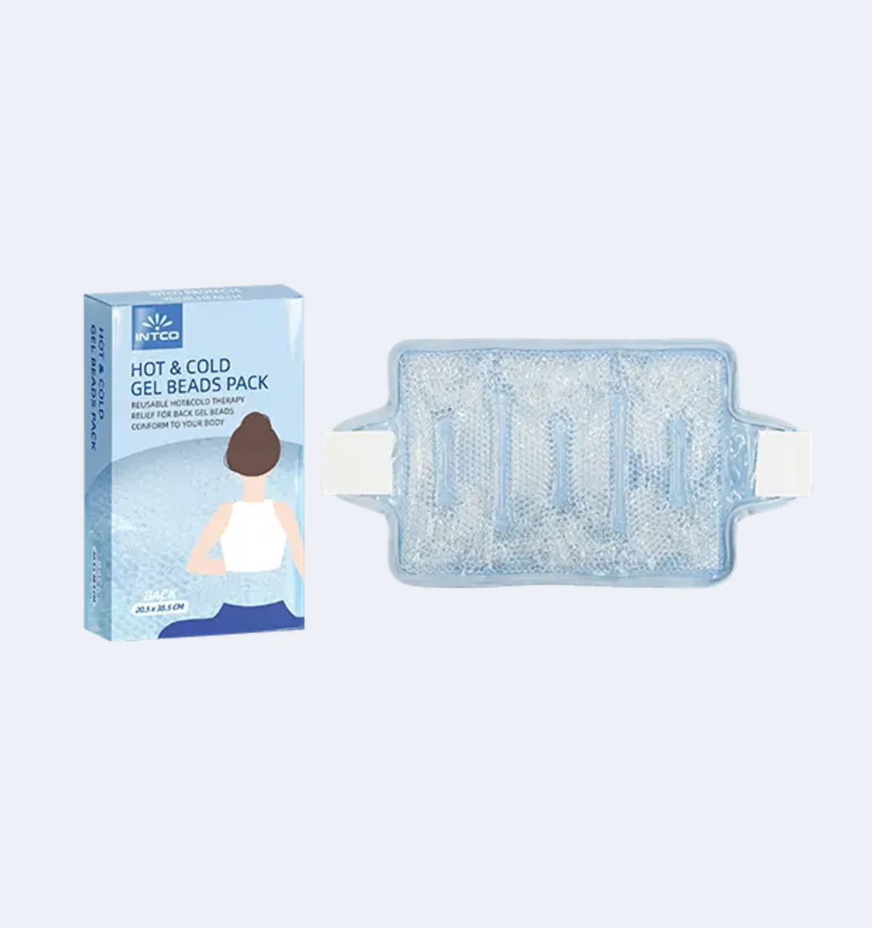 Pack de perles de gel pour la taille et l'abdomen