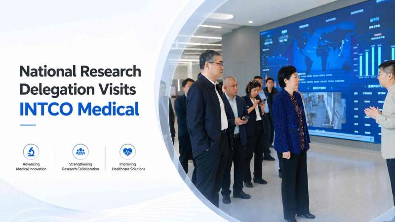 Jiao Hong تزور INTCO Medical لابتكار الأجهزة الطبية المتقدمة