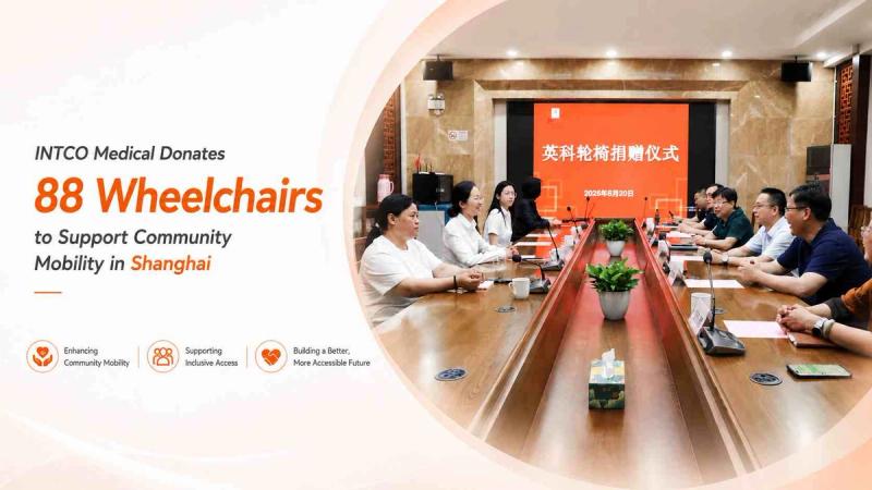 INTCO Medical dona 88 sillas de ruedas para movilidad comunitaria en Shanghái