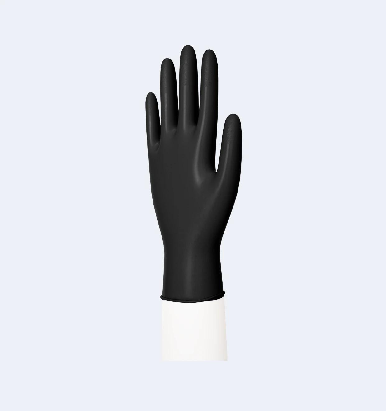 Guantes desechables de nitrilo
