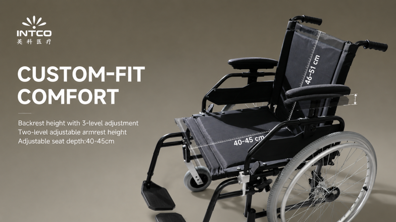 YK9055 K5: la combinación perfecta de estilo, confort y seguridad en una silla de ruedas