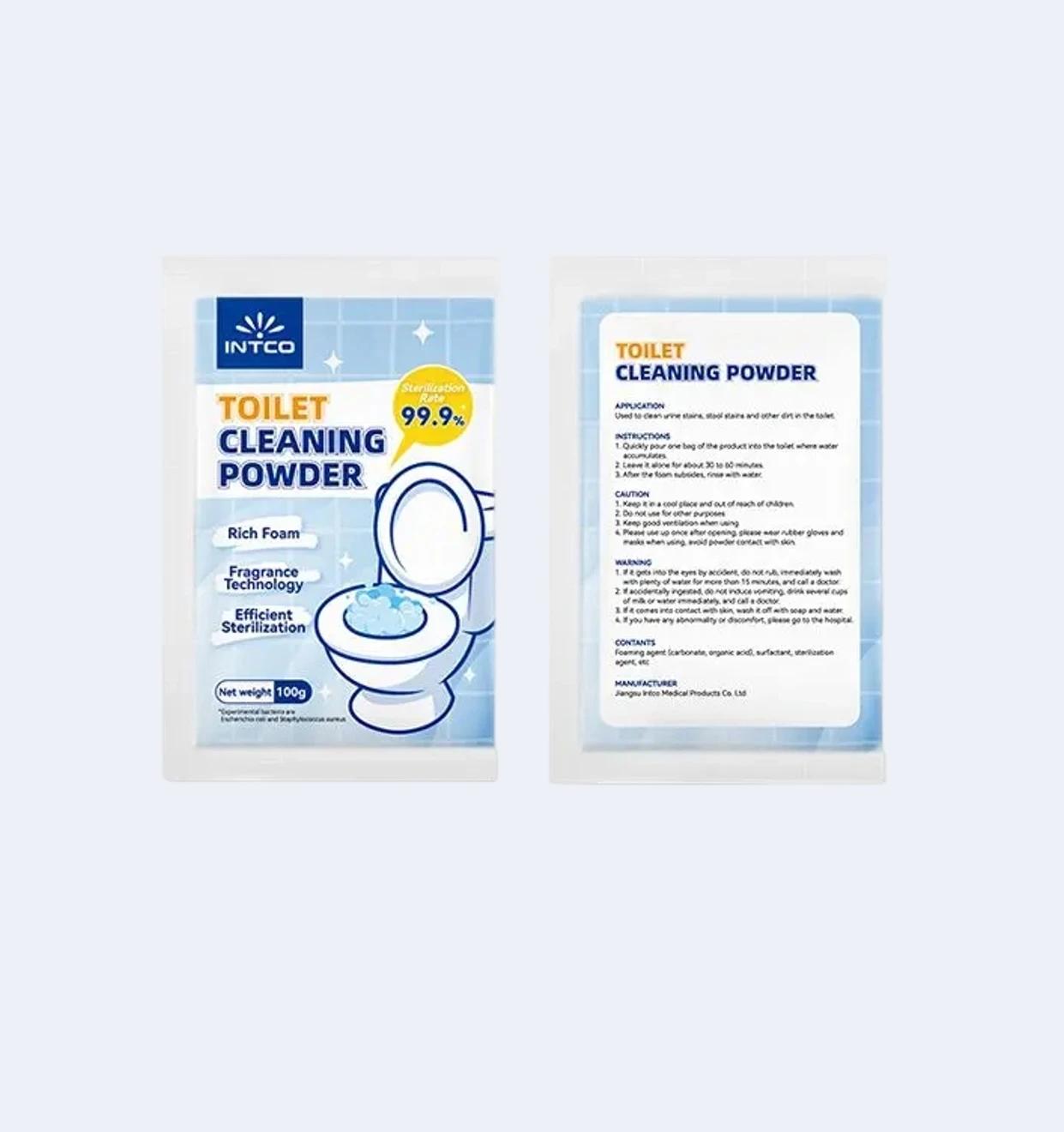 Poudre nettoyante pour toilettes