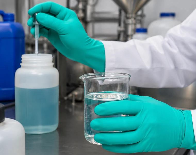 ChemTuff™ 耐薬品飛沫使い捨てニトリル手袋