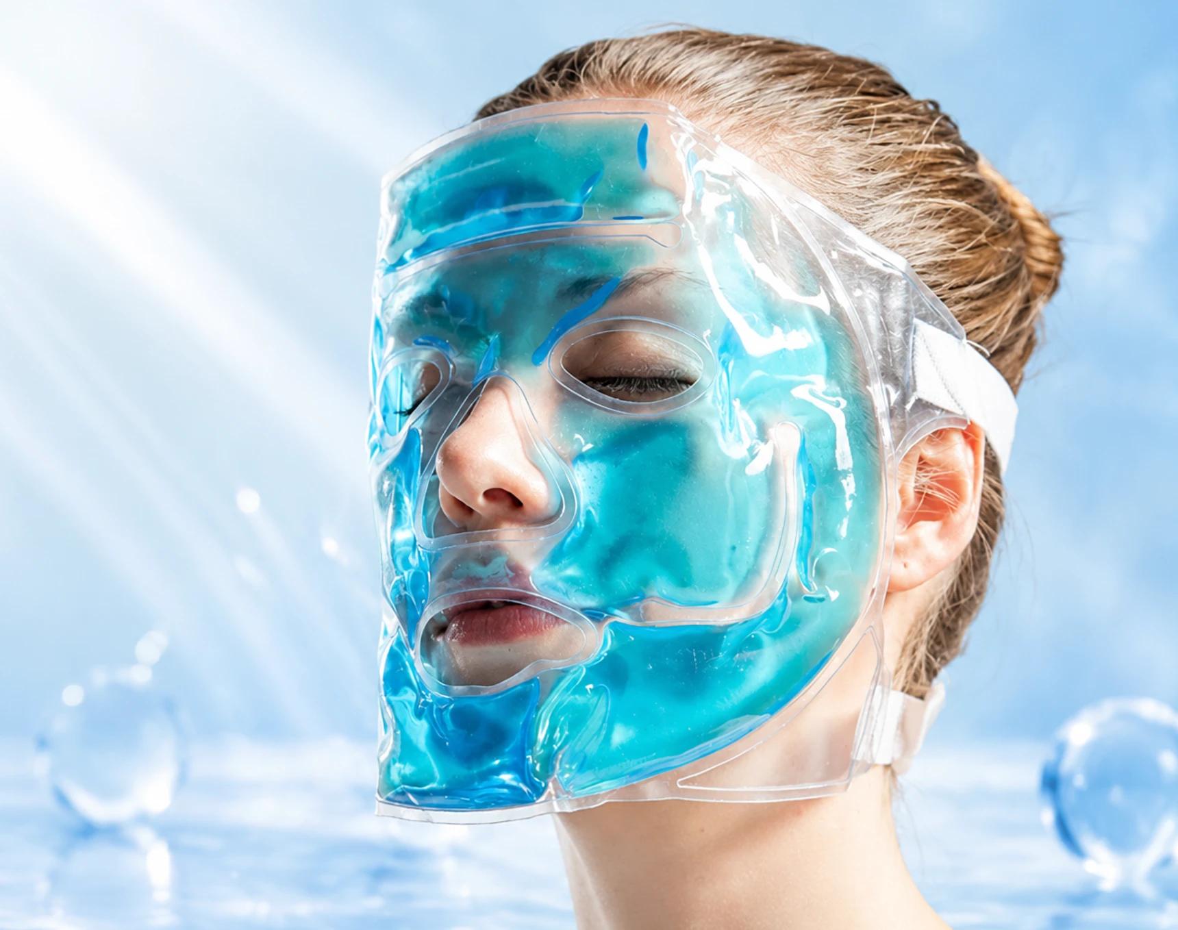 Masque facial en gel pour spa froid et chaud