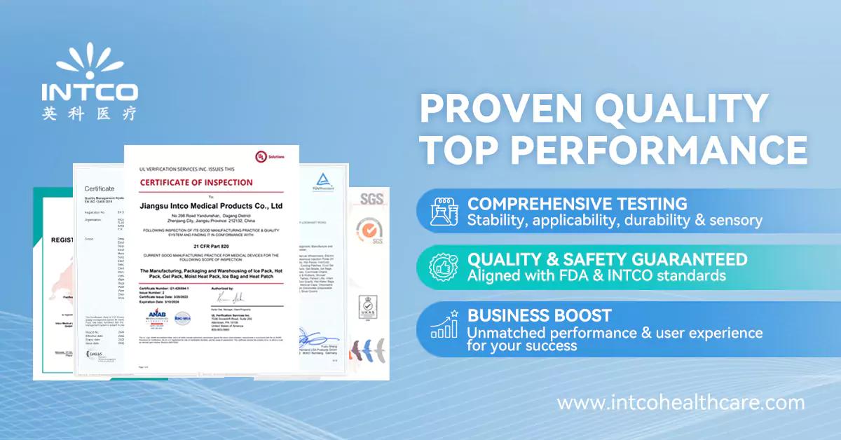 L’assurance qualité est la pierre angulaire des opérations d’INTCO Medical.