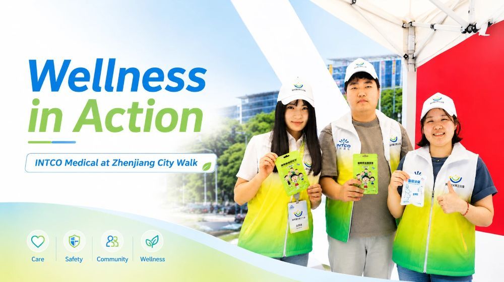 INTCO Medical unterstützt das Wohlbefinden der Gemeinschaft während des Stadtrundgangs der Jiangsu City Football League