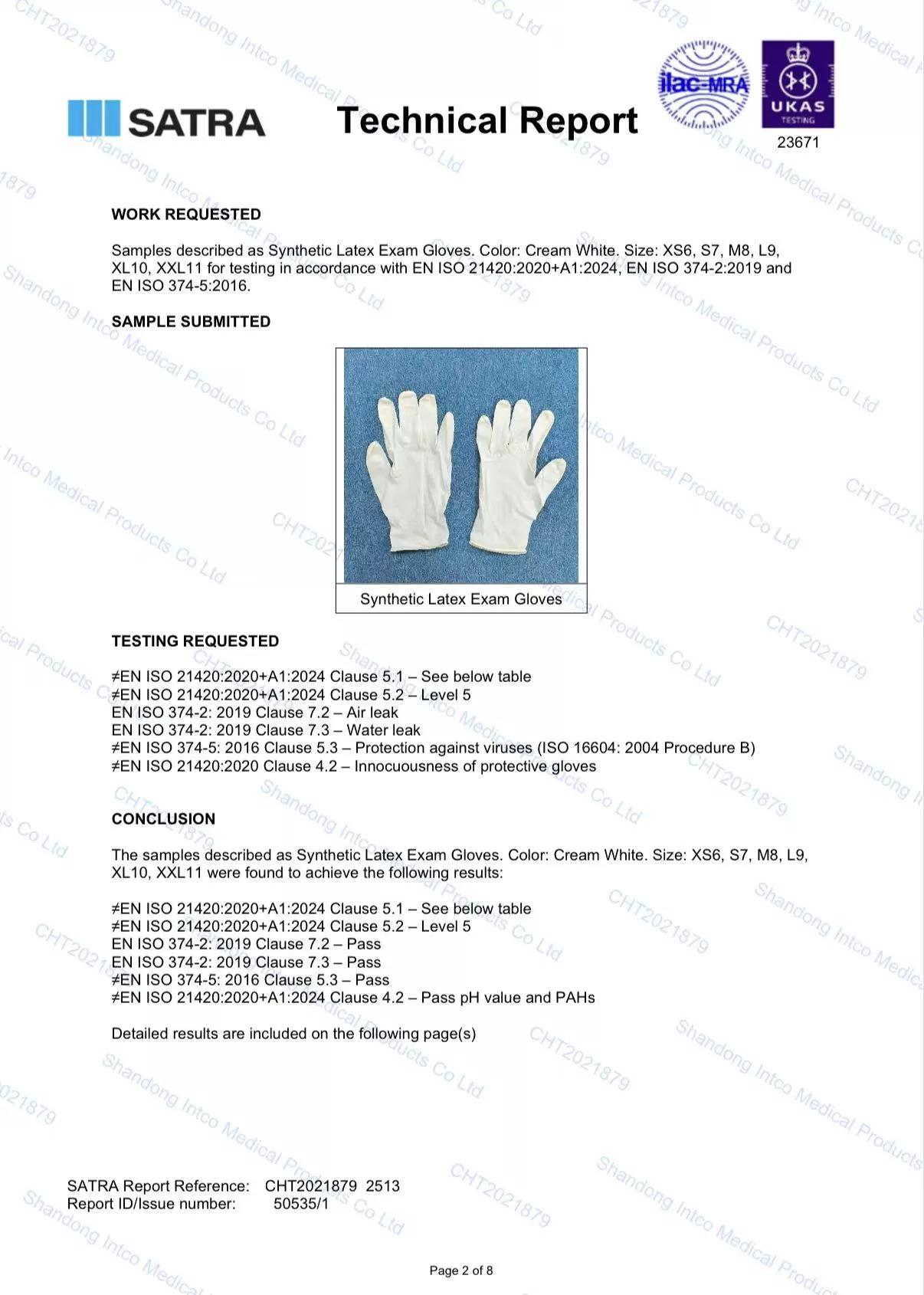 EN ISO 21420، 374-2-5 _ اللاتكس الاصطناعي (1)