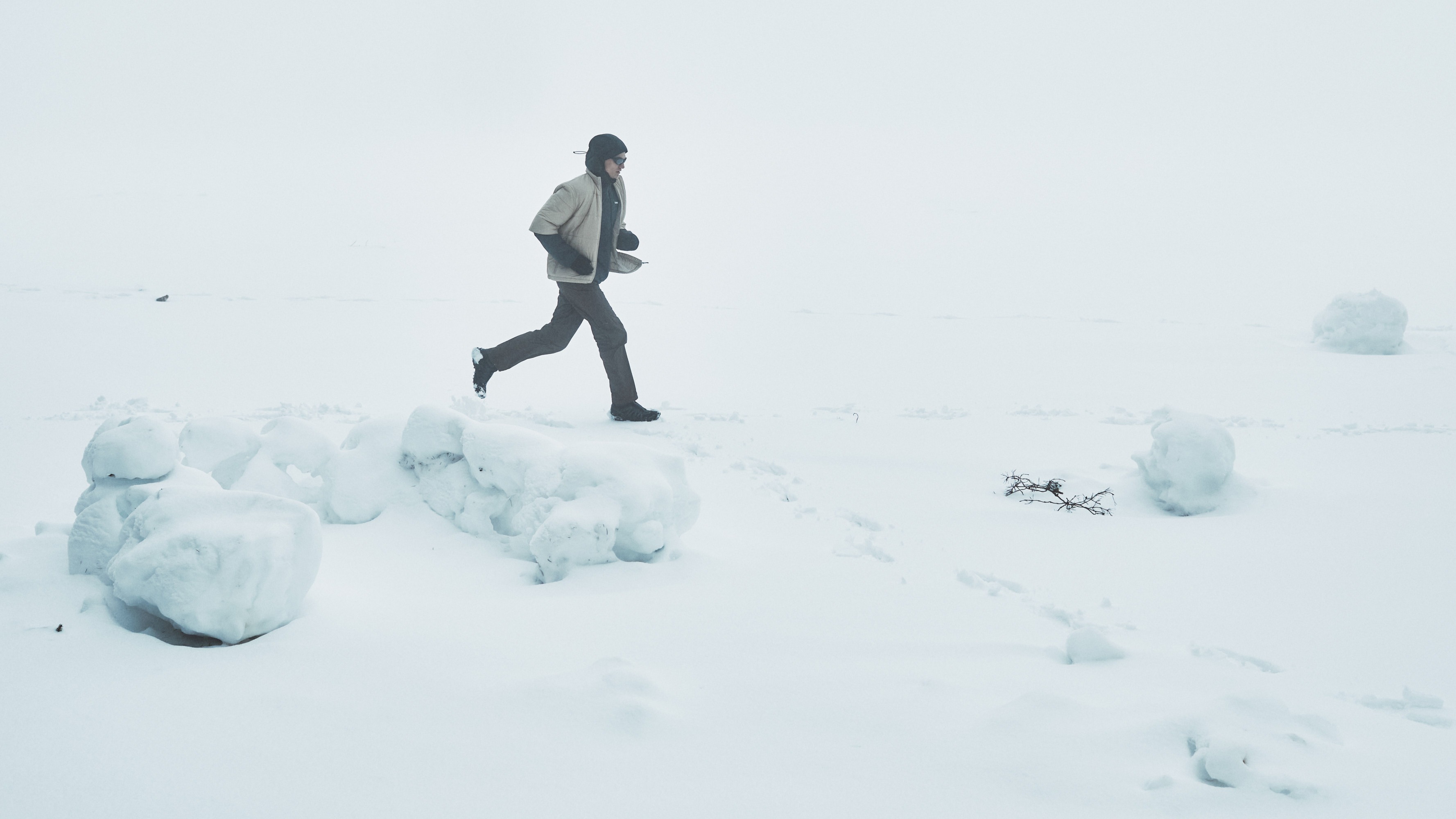 Yama Strata Puffer Jacket Sand Dune