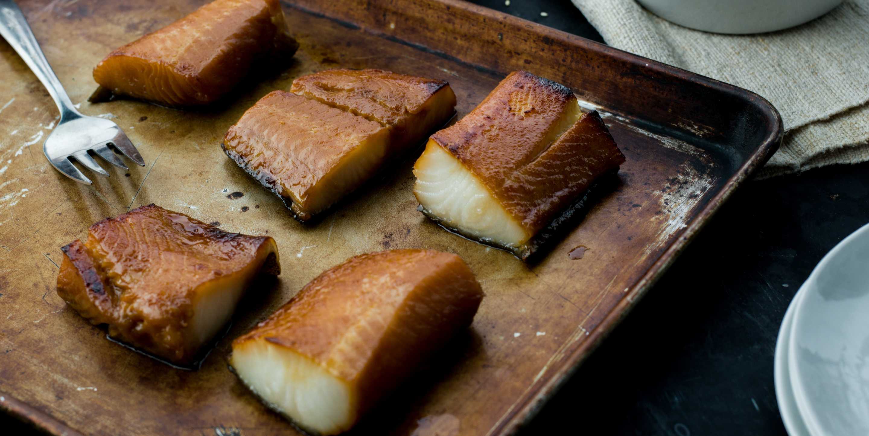 Miso and Soy Glazed Sablefish
