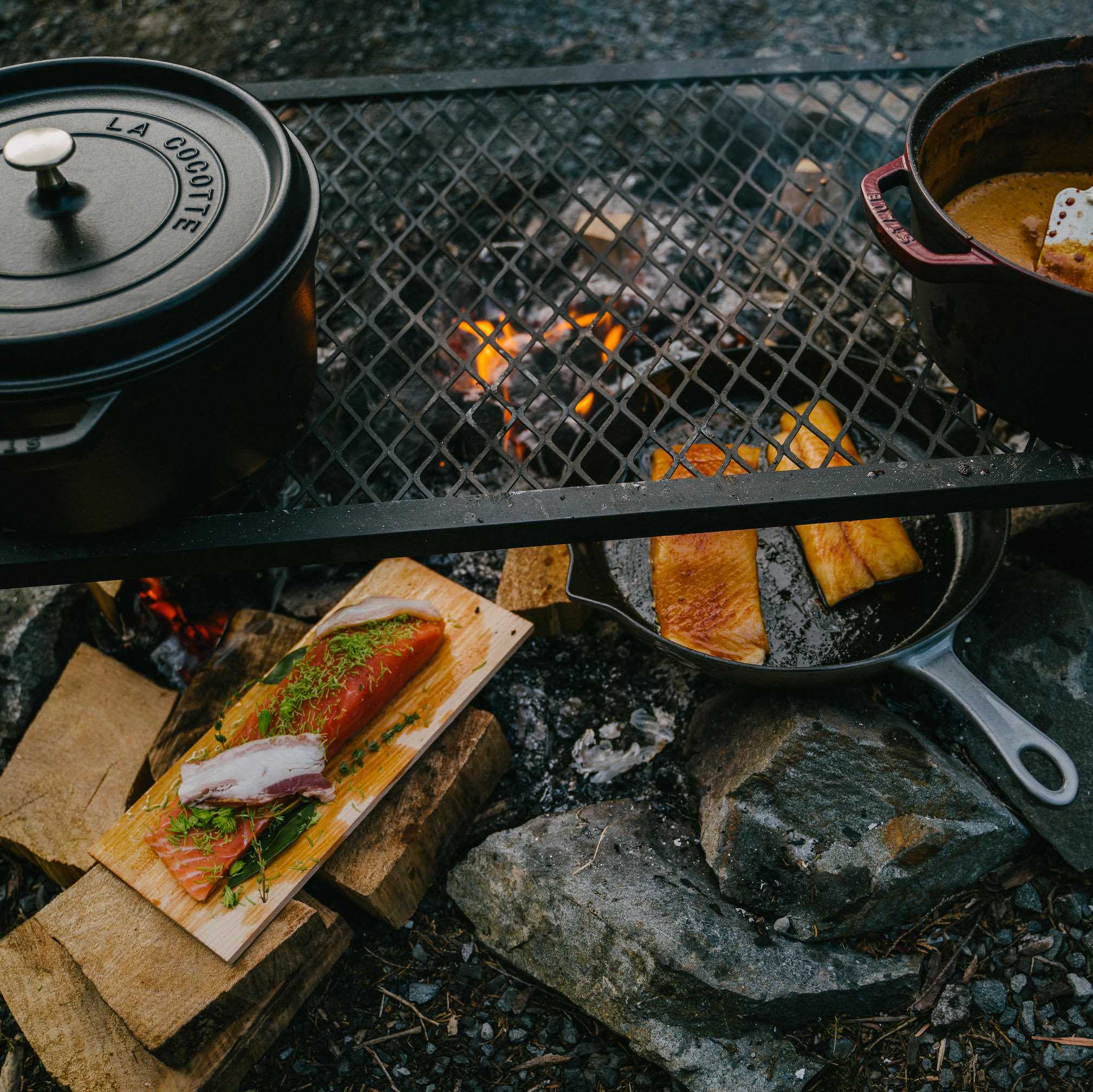 open fire cooking