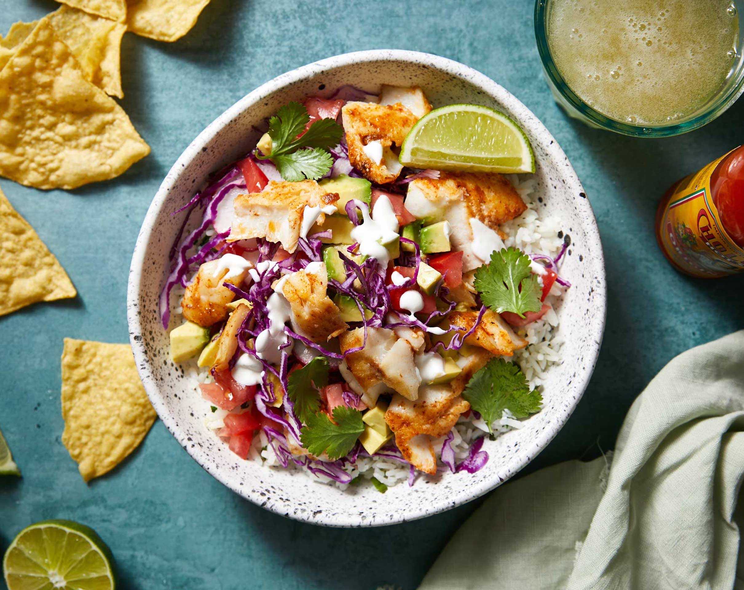 Spicy Fish Taco Bowl