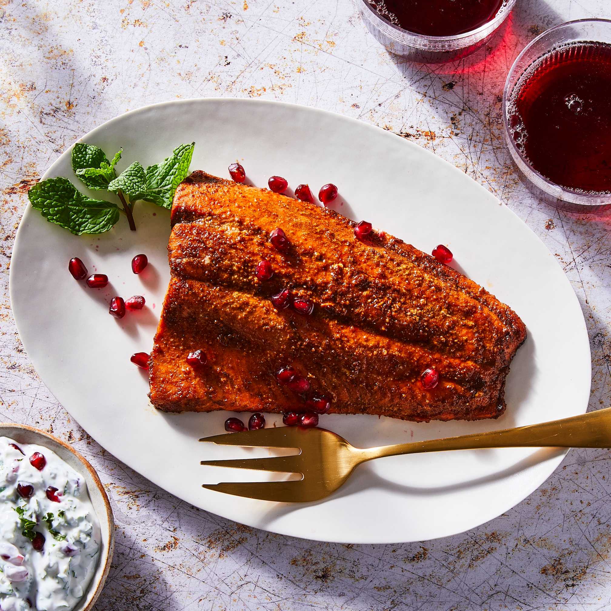 Harissa Spice-Rubbed Salmon