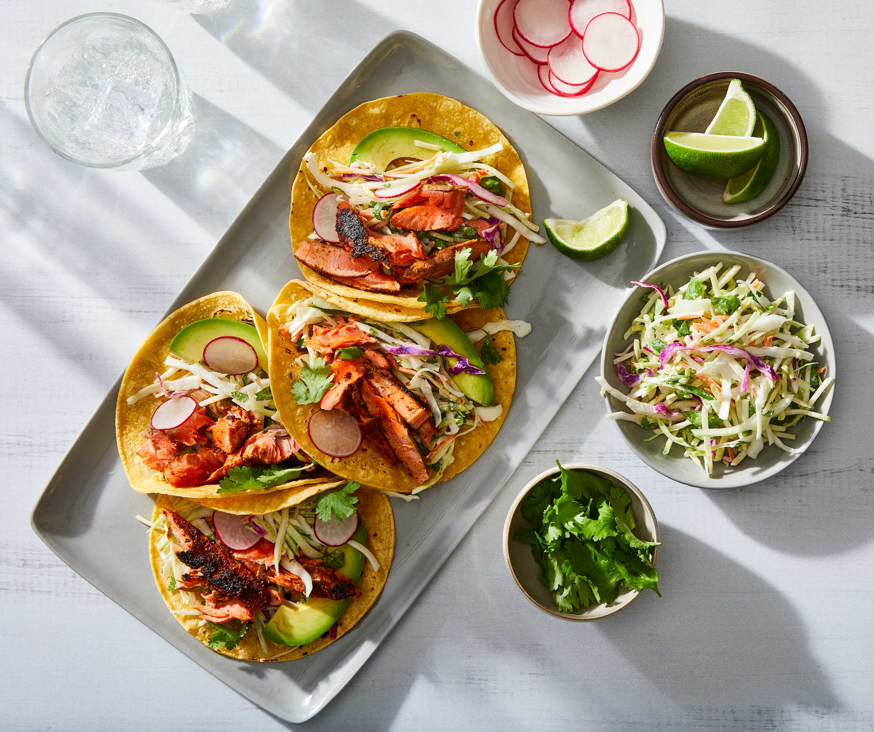 Blackened Salmon Tacos