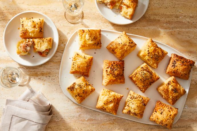 Mini Smoked Salmon Puffs