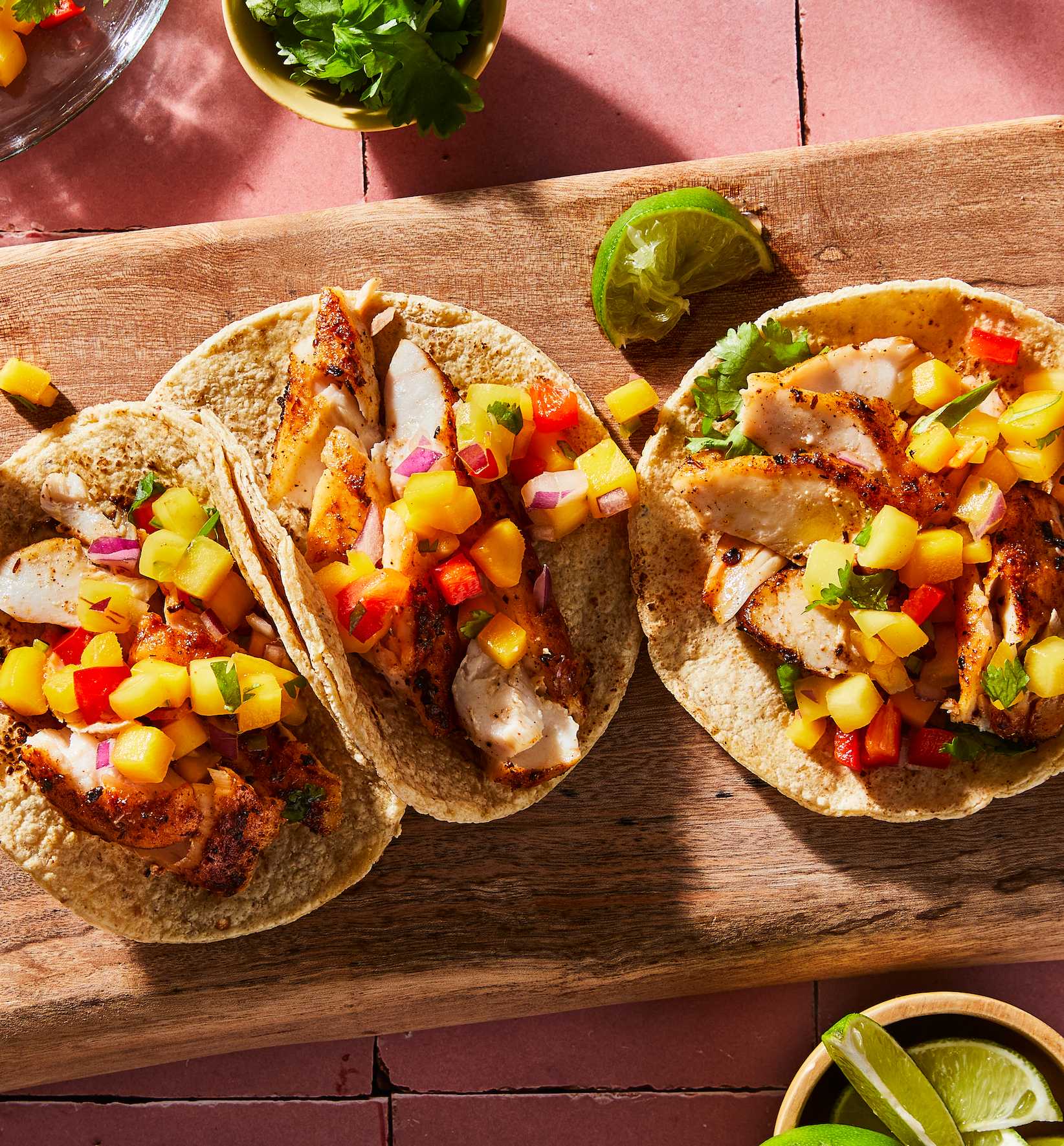 Blackened White Fish Tacos 