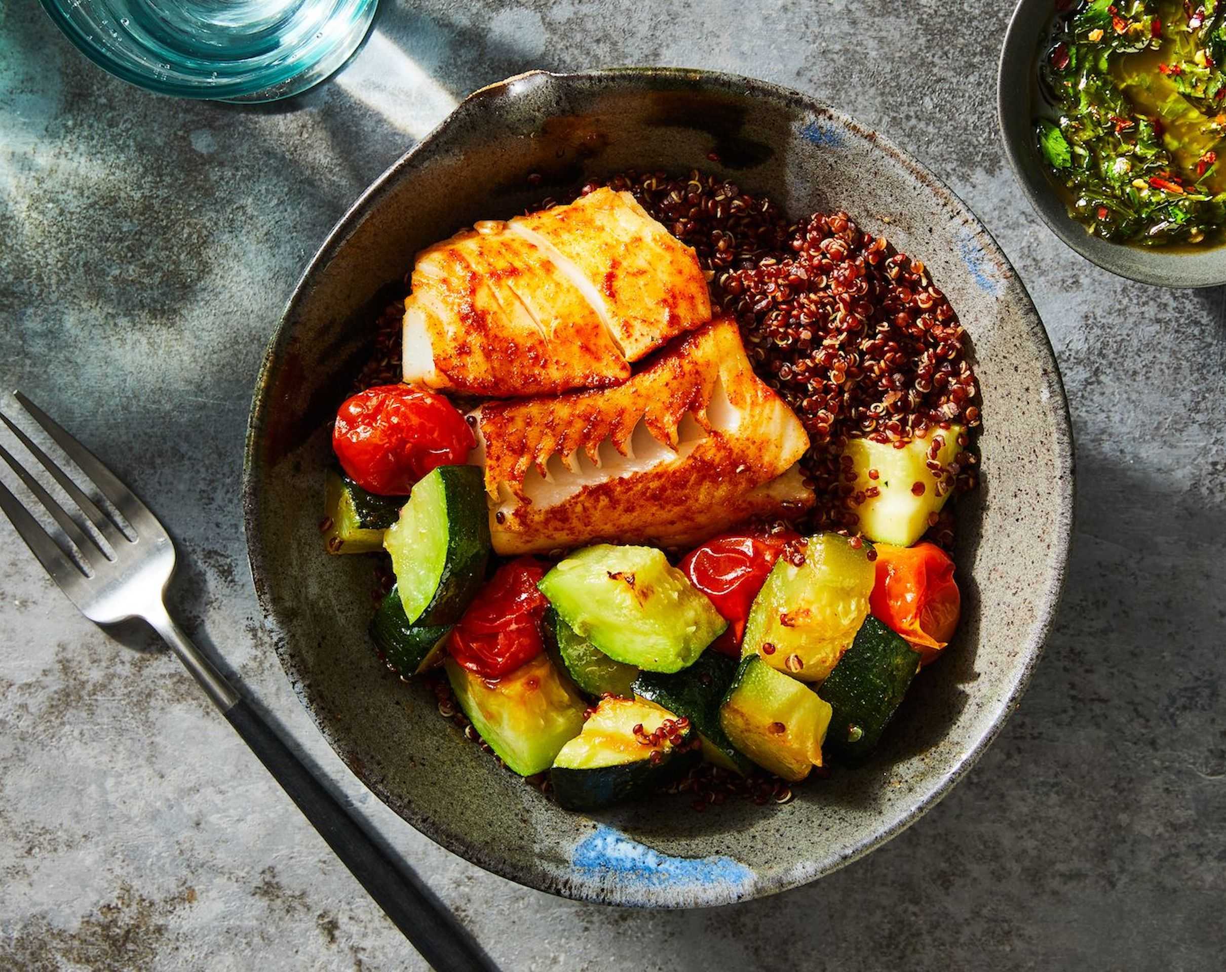 Seafood Subscription - Spice-Rubbed Sablefish Grain Bowl