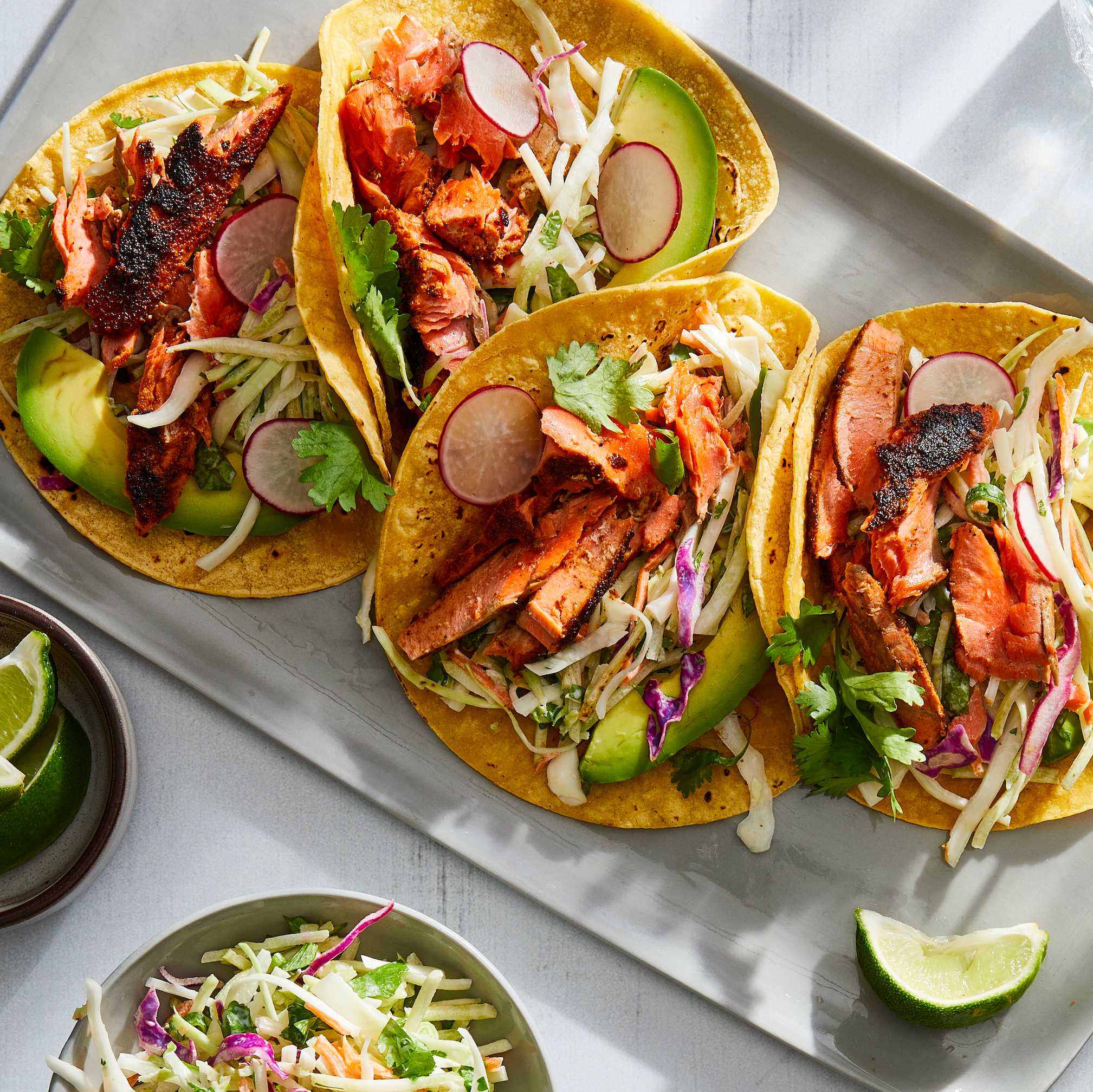 Blackened Salmon Tacos
