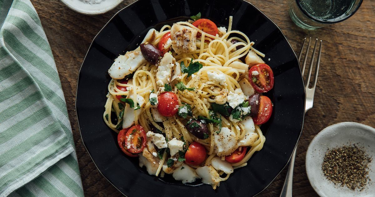 Mediterranean White Fish Pasta
