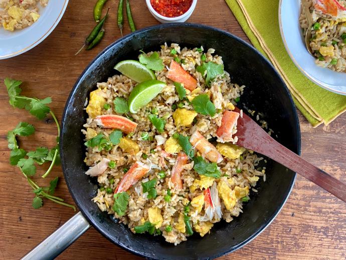Thai-Style Crab Fried Rice