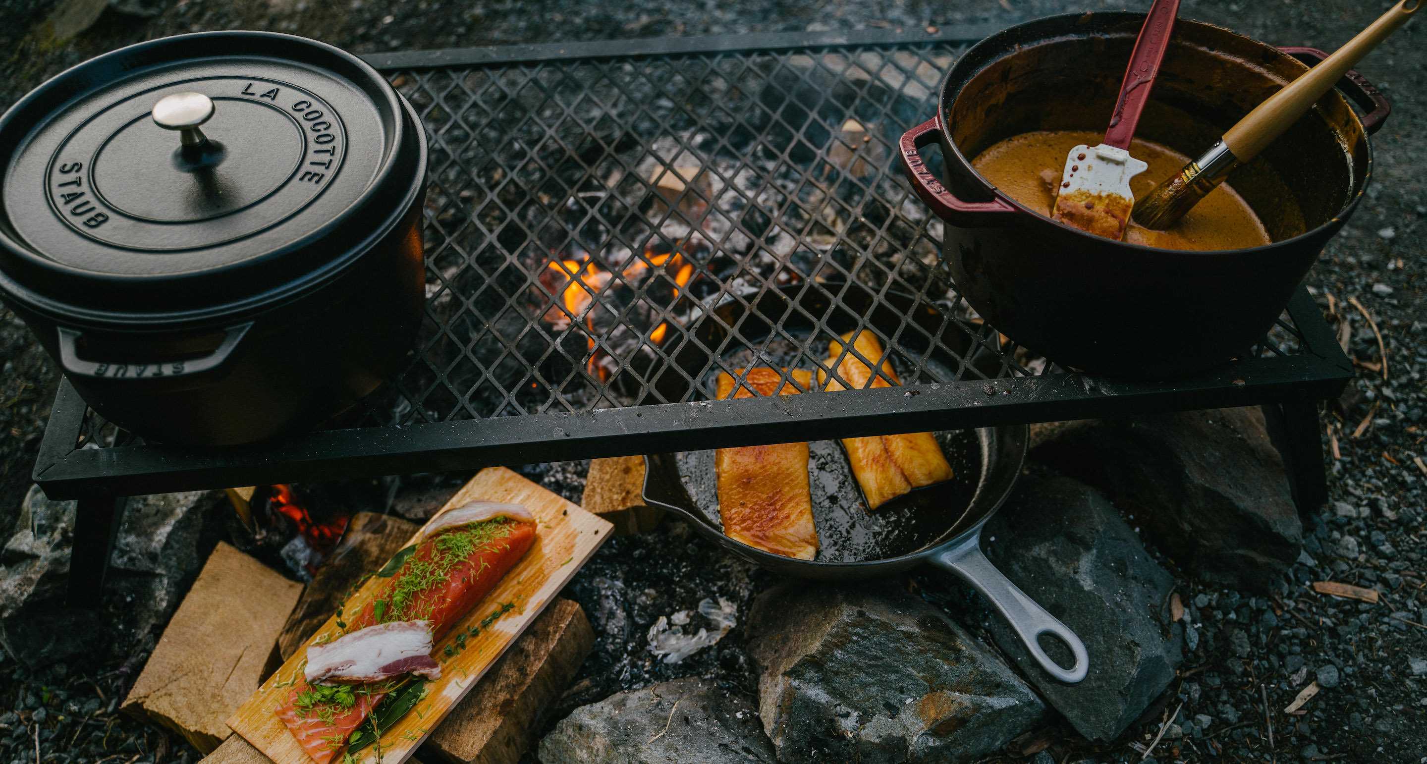 open fire cooking